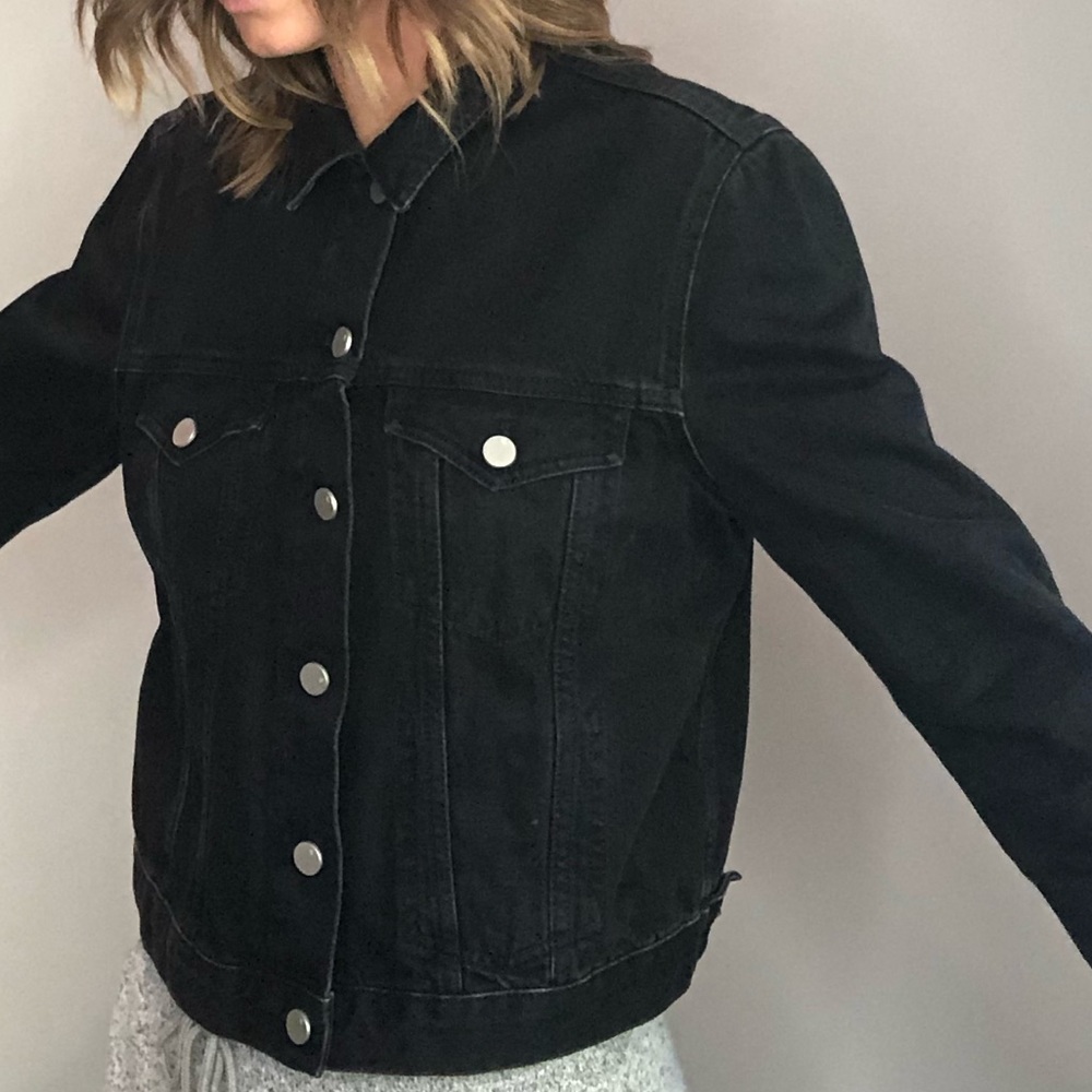 Classic boy cut denim jacket